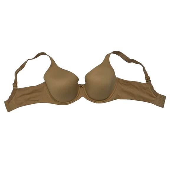 SOMA Embraceable Full Coverage Bra in Beige Size 38DD Bow Opaque Underwire - Picture 4 of 7
